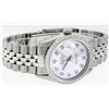 Image 4 : Rolex Mens Stainless Steel 1.00ctw Diamond Datejust Wristwatch