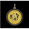Image 1 : 14KT Yellow Gold St. Christopher Pendant