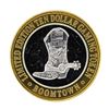 Image 2 : .999 Silver Boomtown Reno Nevada $10 Casino Limited Edition Gaming Token