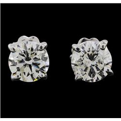 14KT White Gold 0.50ctw Diamond Earrings
