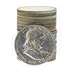 Image 1 : Roll of (20) 1954-D Brilliant Uncirculated Franklin Half Dollar Coins