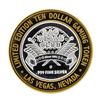Image 1 : .999 Silver Las Vegas Club $10 Casino Limited Edition Gaming Token