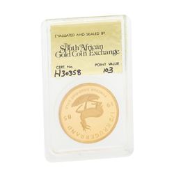 1985 South Africa 1/2 oz Gold Krugerrand Coin