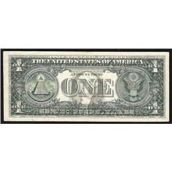 1995 $1 Federal Reserve Note ERROR Full Offset