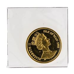 1995 1/10 oz Crown Isle of Man Gold Coin