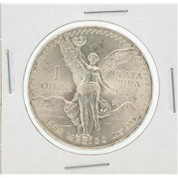 1985 Mexcian Libertad 1 Onza Silver Coin