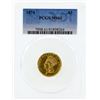Image 1 : 1874 $3 Indian Princess Head Gold Coin PCGS MS61