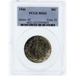 1944 Walking Liberty Silver Coin PCGS MS62