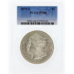 1879-S $1 Morgan Silver Dollar Coin PCGS MS66