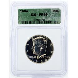 1964 Kennedy Proof Half Dollar Silver Coin