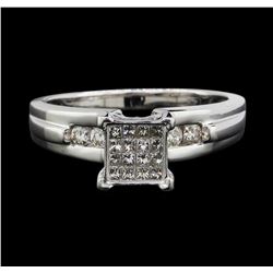 14KT White Gold 0.80ctw Diamond Ring
