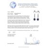 Image 3 : 14KT White Gold 7.72ctw Sapphire and Diamond Earrings