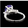 Image 3 : 14KT White Gold 3.45ct Tanzanite and Diamond Ring