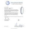Image 5 : 14KT White Gold 14.76ctw Sapphire and Diamond Bracelet
