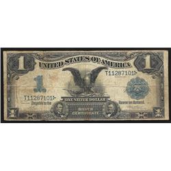 1899 $1 Black Eagle Silver Certificate Note ERROR Inverted Reverse