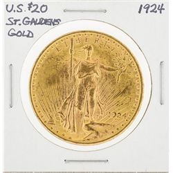 1924 $20 St. Gaudens Double Eagle Gold Coin