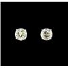 Image 1 : 14KT White Gold 2.26ctw Diamond Earrings