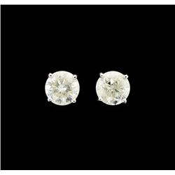 14KT White Gold 1.46ctw Diamond Earrings