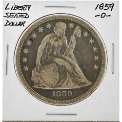 1859-O $1 Liberty Seated Silver Dollar Coin
