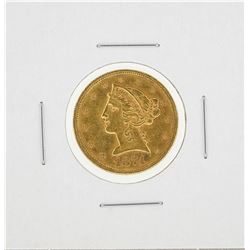1874-S $5 Liberty Head Half Eagle Gold Coin