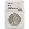 Image 1 : 1889-S $1 Morgan Silver Dollar Coin NGC MS63