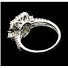 Image 3 : 18KT White Gold 2.17ctw Diamond Ring