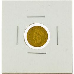 1857 $1 Indian Princess Head Dollar Gold Coin