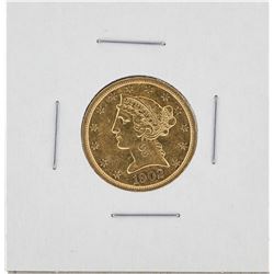 1902-S $5 Liberty Head Half Eagle Gold Coin