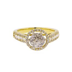 18KT White Gold EGL 2.53ctw Crown of Light Diamond Ring