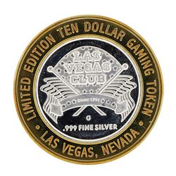.999 Silver Las Vegas Club $10 Casino Limited Edition Gaming Token