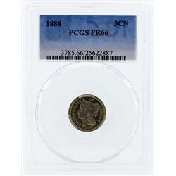 1888 Three Cent Proof Nickel PCGS PR66