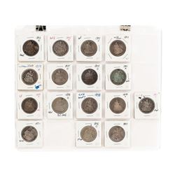 Lots of (30) Seated Barber Half Dollars