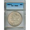 Image 1 : 1883-O MORGAN SILVER DOLLAR  ICG MS65