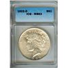 Image 1 : 1922-D PEACE SILVER DOLLAR  ICG MS63