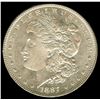 Image 3 : 1887 MORGAN SILVER DOLLAR  NNC MS65 DEEP MIRROR PROOF LIKE