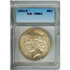 Image 1 : 1922-S PEACE SILVER DOLLAR  ICG MS62