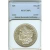 Image 1 : 1879 MORGAN SILVER DOLLAR NNC MS-61 DMPL