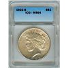 Image 1 : 1922-S PEACE SILVER DOLLAR  ICG MS64