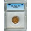 Image 1 : CANADA 1957 SMALL CENT  ICG PL66 RB