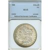 Image 1 : 1888 MORGAN SILVER DOLLAR  NNC MS-65