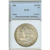Image 1 : 1898 MORGAN SILVER DOLLAR  NNC MS-65