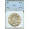 Image 1 : 1887 MORGAN SILVER DOLLAR NNC MS-65