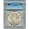 Image 1 : 1889 MORGAN SILVER DOLLAR  ICG MS65