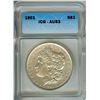 Image 1 : 1901 MORGAN SILVER DOLLAR  ICG AU53