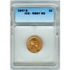 Image 1 : 1947-S LINCOLN WHEAT CENT ICG MS-67 RED SCARCE THIS NICE!