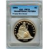 Image 1 : 1863 (2004) TRANSITIONAL NICKEL  PATTERN DOLLAR  ICG PR70 LIMITED EDITION!