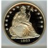 Image 3 : 1863 (2004) TRANSITIONAL NICKEL  PATTERN DOLLAR  ICG PR70 LIMITED EDITION!