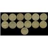 Image 1 : AUSTRALIA 1946-1963 FLORINS  NICE GROUP OF 13 COINS