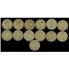 Image 2 : AUSTRALIA 1946-1963 FLORINS  NICE GROUP OF 13 COINS