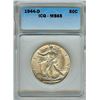 Image 1 : 1944-D WALKING LIBERTY SILVER 50 CENTS  ICG MS65